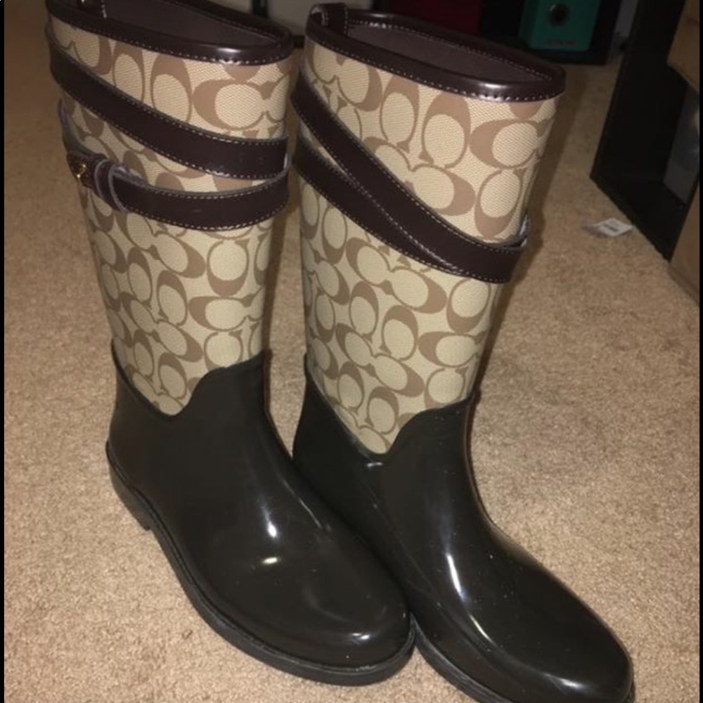 Women's Coach Rain Boots