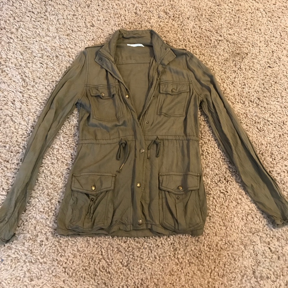 Army green jacket