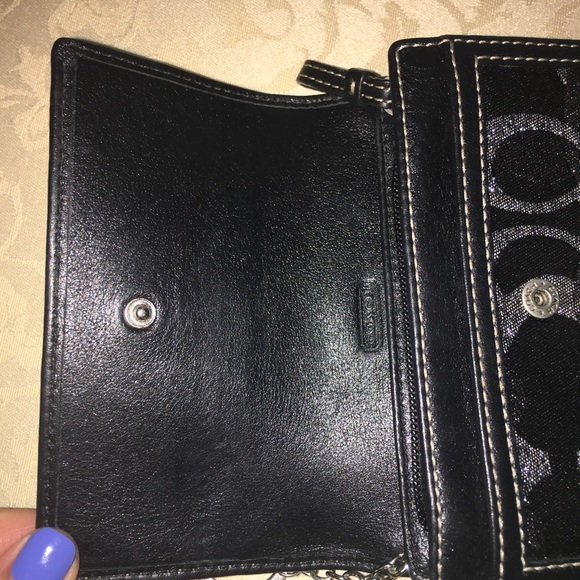Coach black and silver wallet - Picture 2 of 5