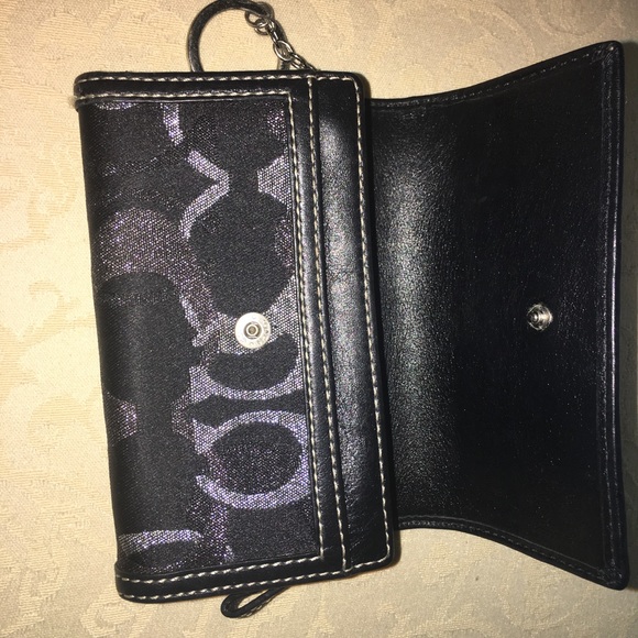 Coach black and silver wallet - Picture 4 of 5