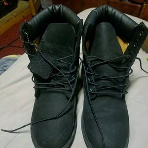 All Black Timberland