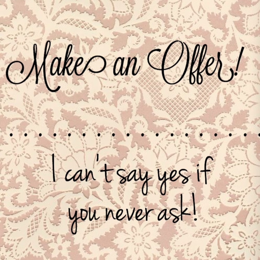 Reasonable offers welcome!!!