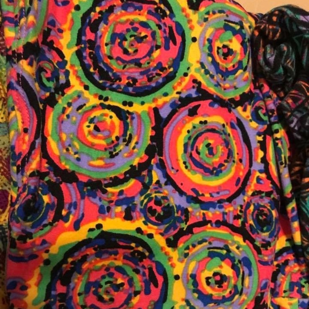 Lularoe Hidden Mickey OS Leggings.