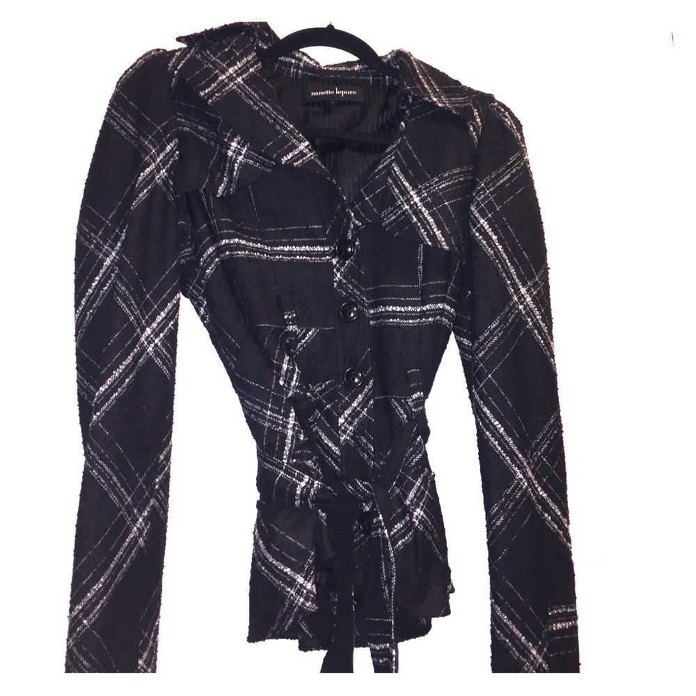 Tweed Nanette Lepore coat.