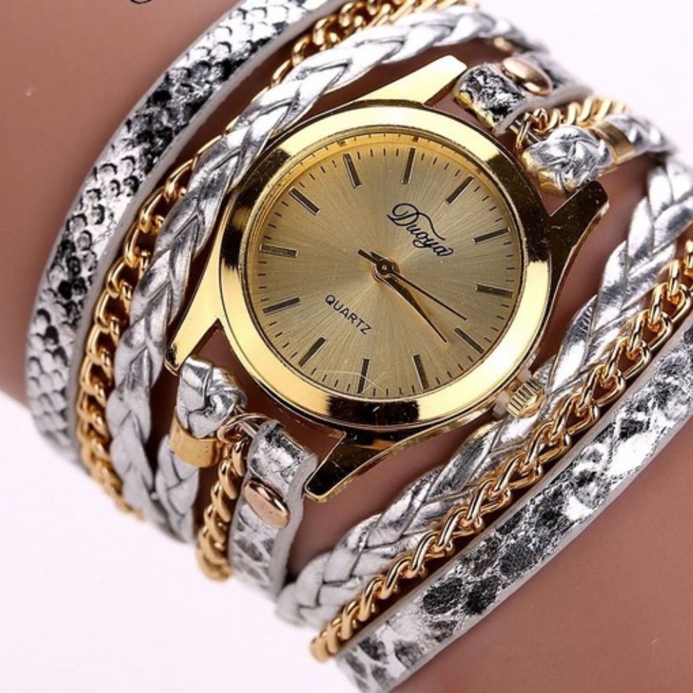 🌺BNWT🌺 snake skin wrap around watch beautiful