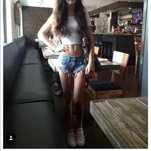 Bullhead denim shorts