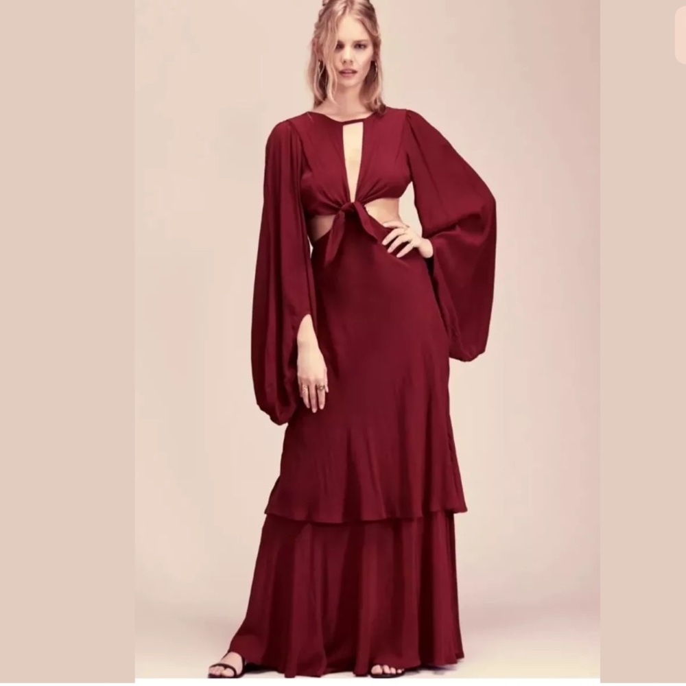 Free People Limited Edition Cut Out Maxi Dress - Picture 3 of 7
