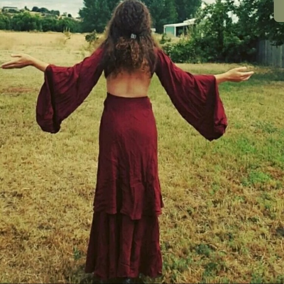 Free People Limited Edition Cut Out Maxi Dress - Picture 6 of 7