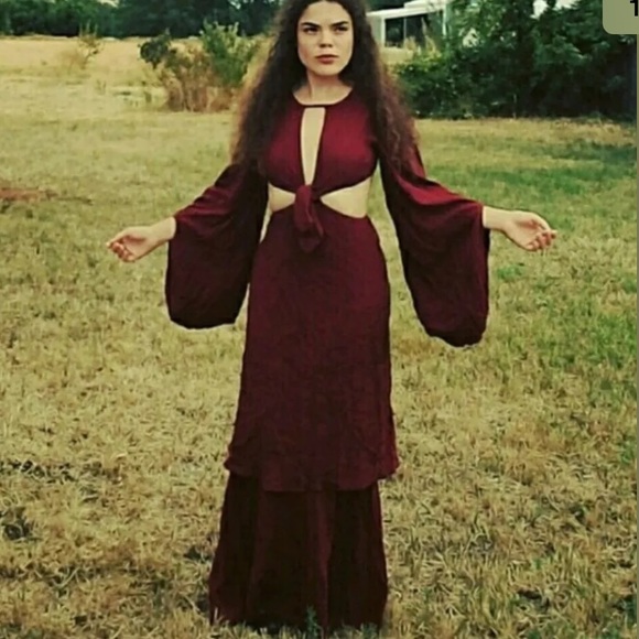 Free People Limited Edition Cut Out Maxi Dress - Picture 7 of 7