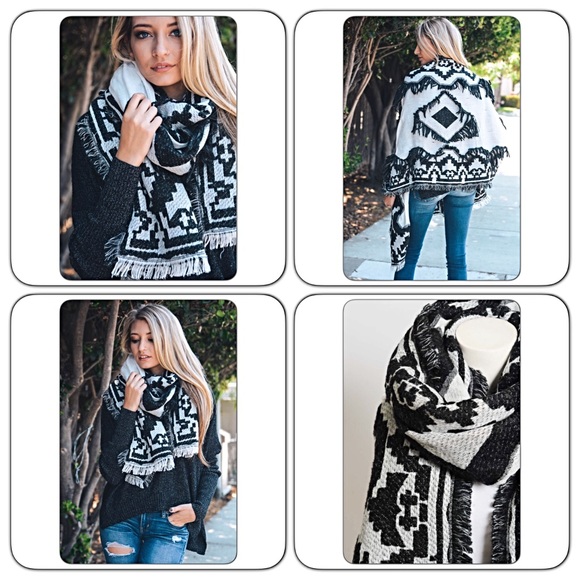 💥HOTSALE💥Boho Hug Fringe Frayed Blanket Sold - Picture 4 of 8