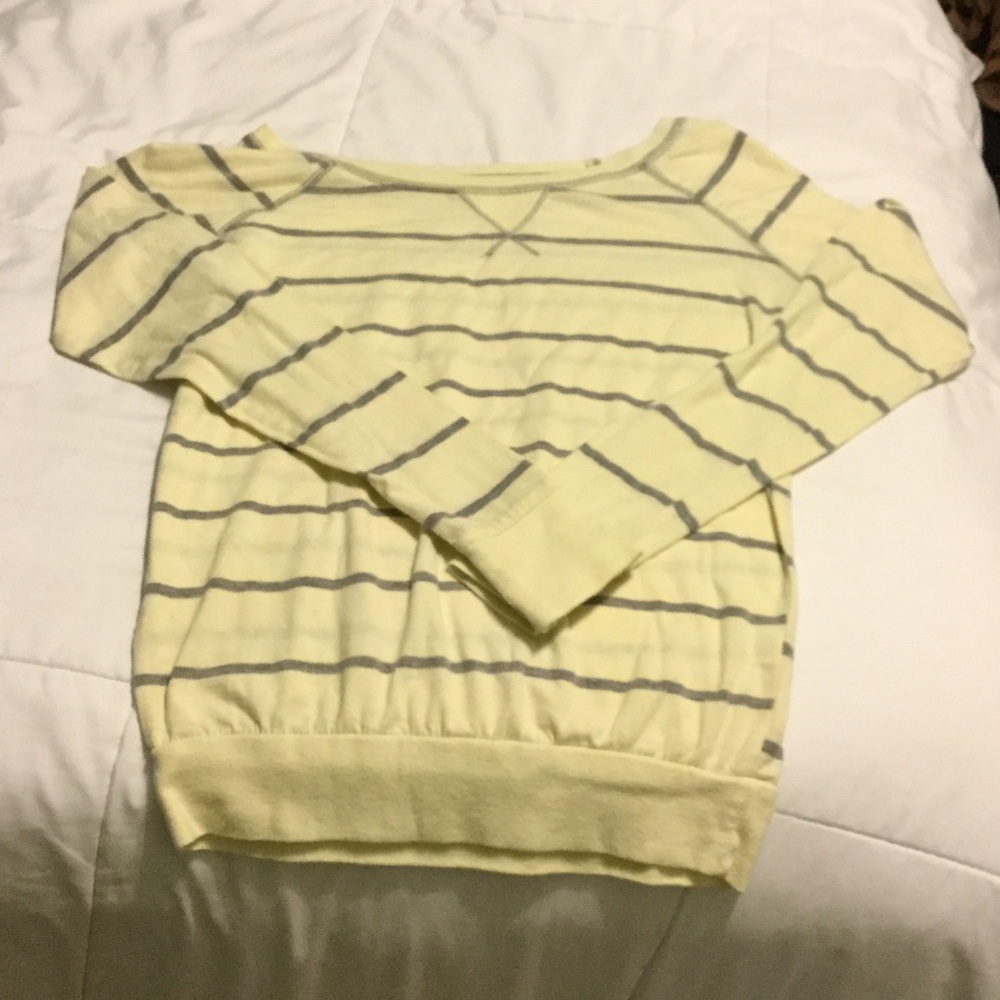 Cream and Grey Long Sleeve