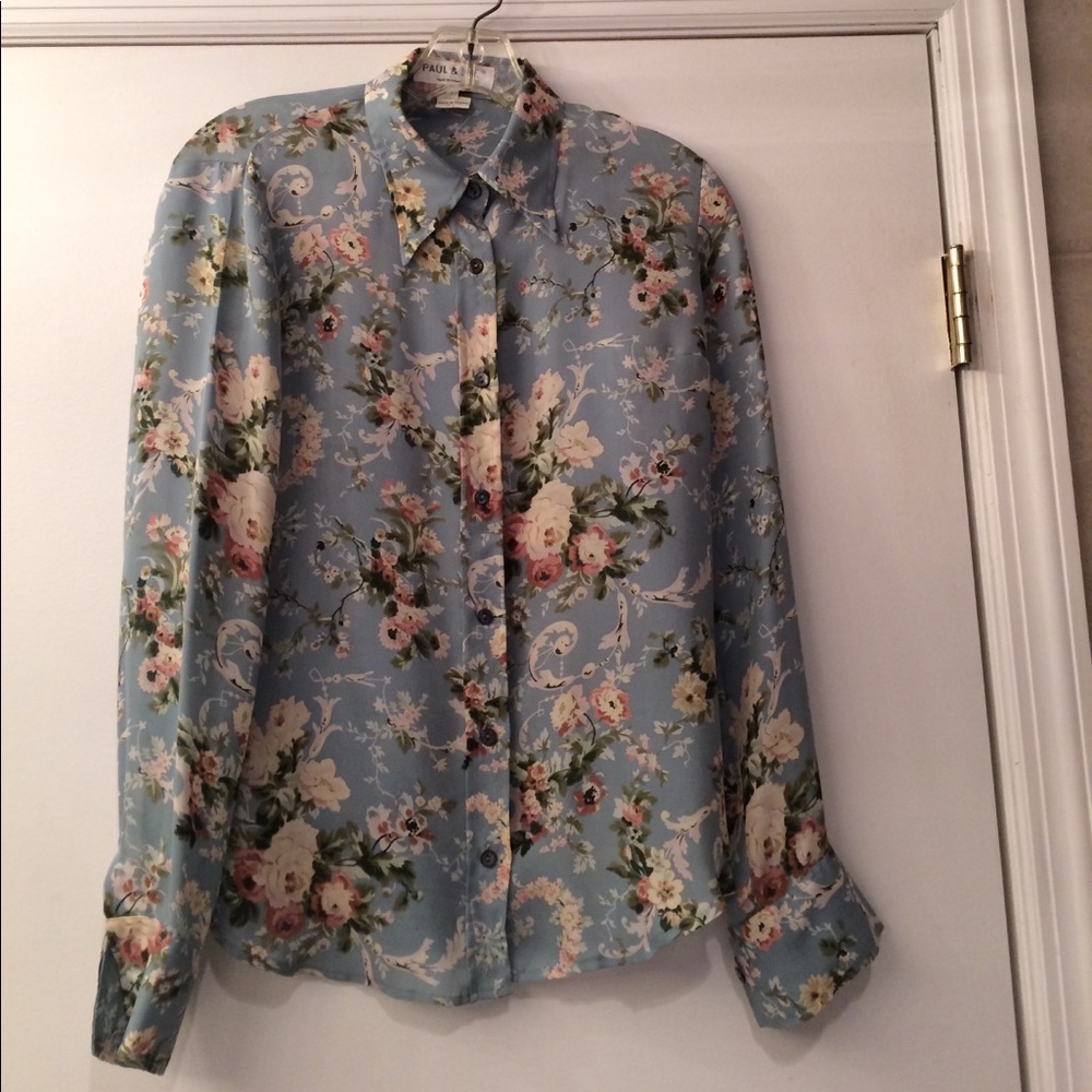Paul &a Joe floral blouse