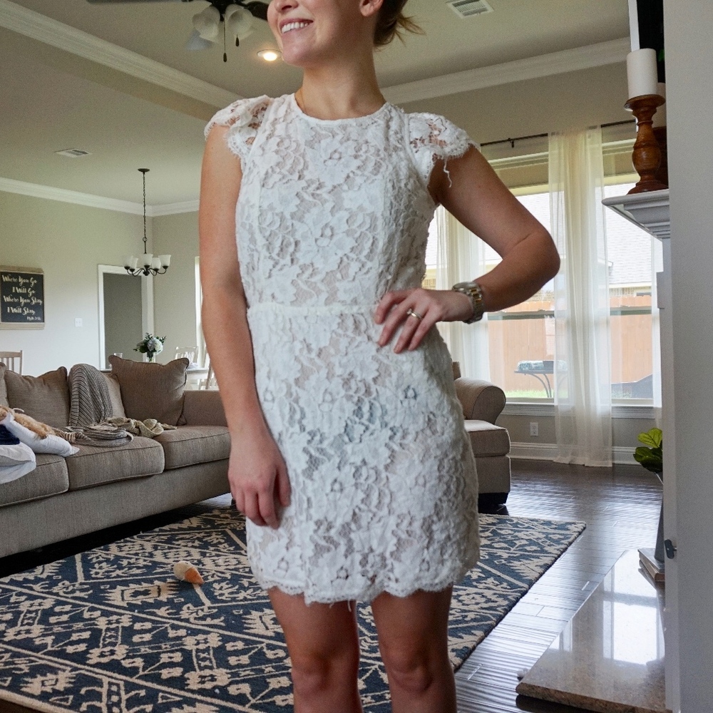 White Lace Dress
