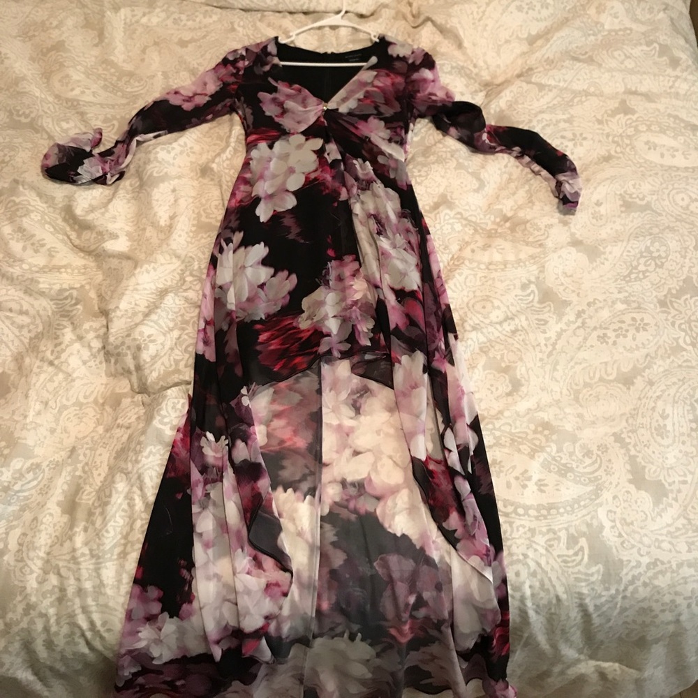 Marciano High-Low Floral Dress