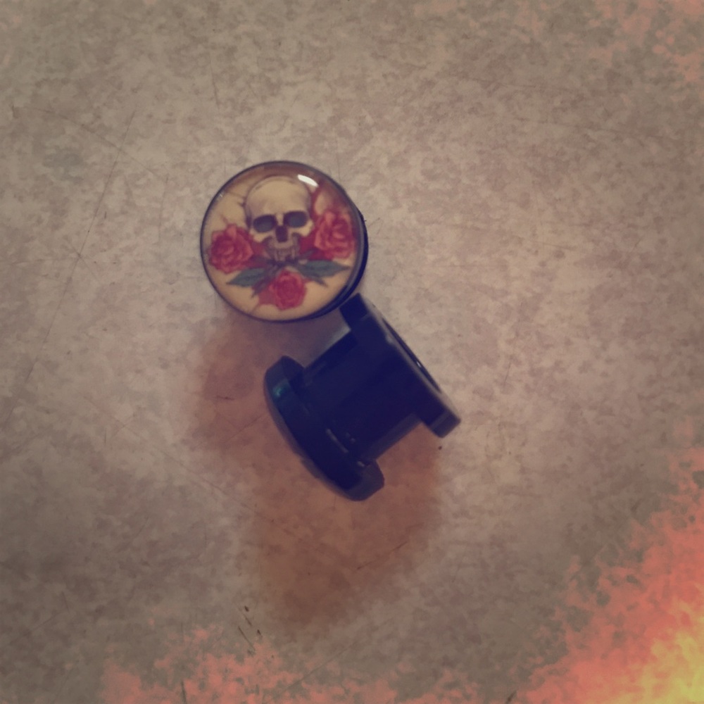 00 rose and skull gauges
