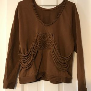 Zara Sweatshirt with Unique Back Detail