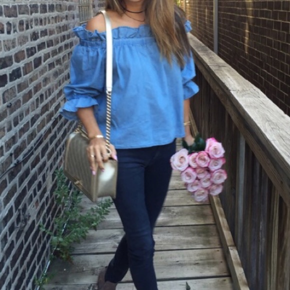 Chambray Top - Picture 2 of 2