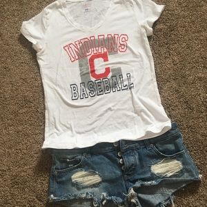 Distressed Express Shorts