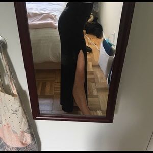 Brandy Melville maxi skirt with leg slit