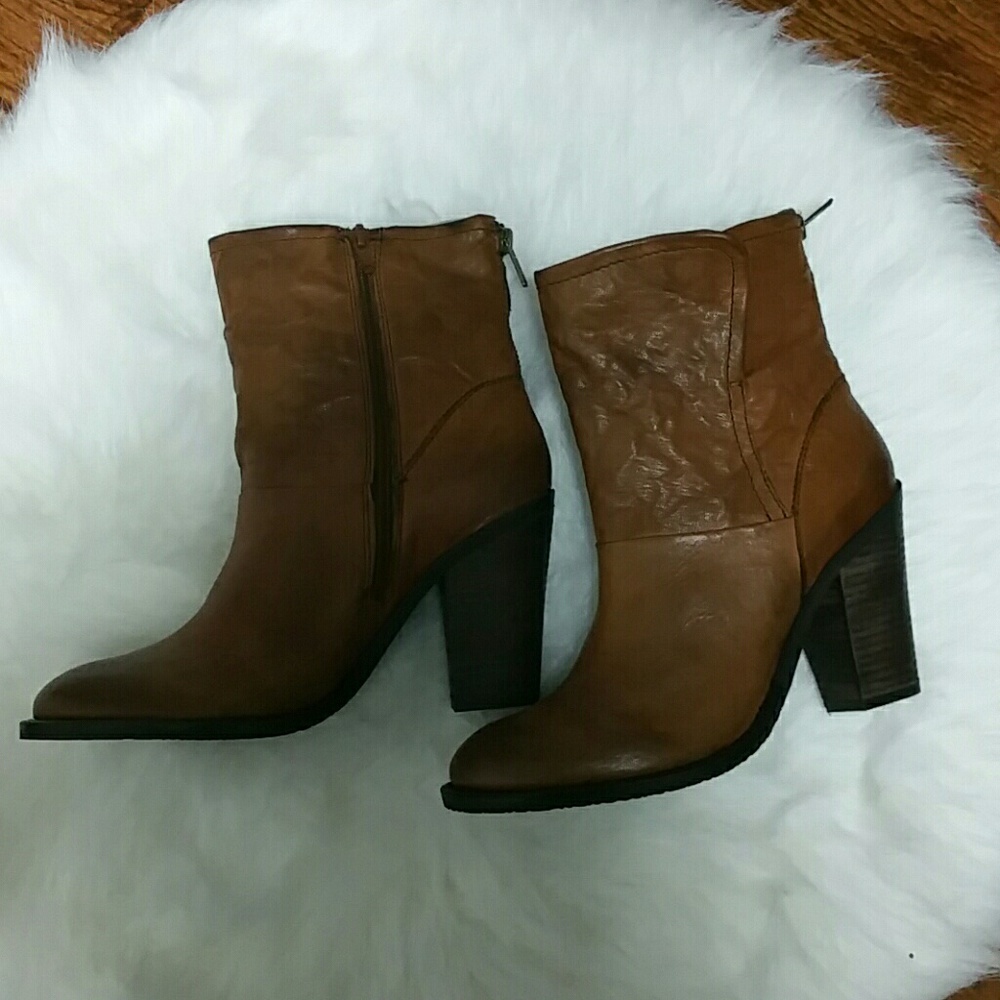 Steve Madden Leather Ankle Boots