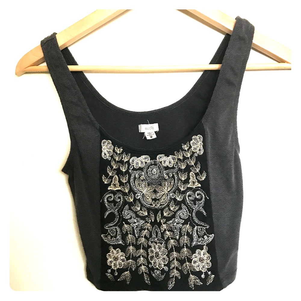 Urban outfitters ecote cropped tank