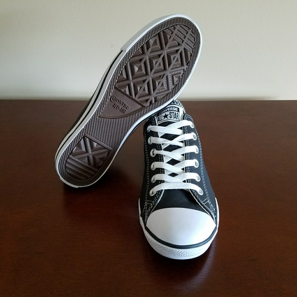 Converse All Star Low Top Black leather sneakers - Picture 5 of 5