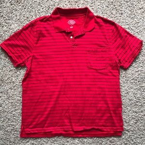 St. John's Bay Red Stripe Polo