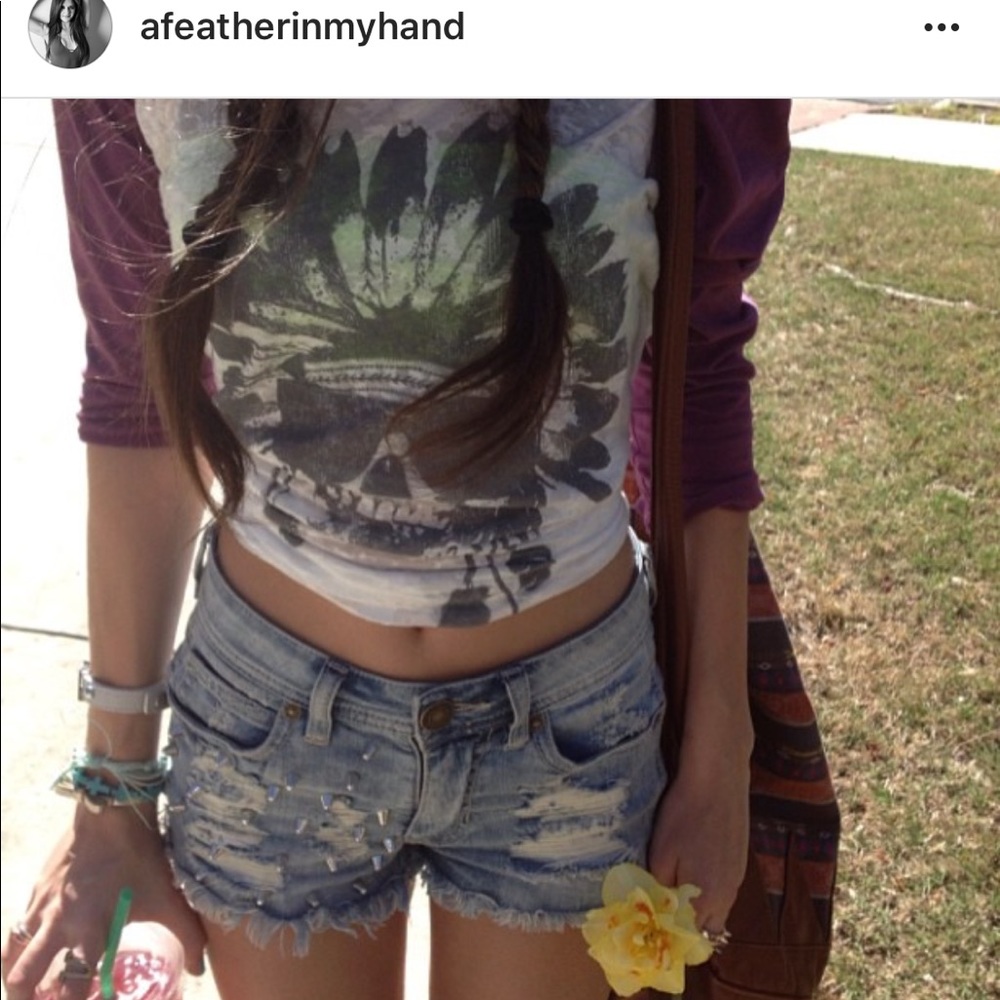 Kendall and Kylie denim shorts