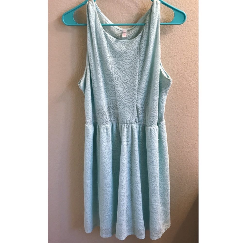 Baby Blue Lace Dress