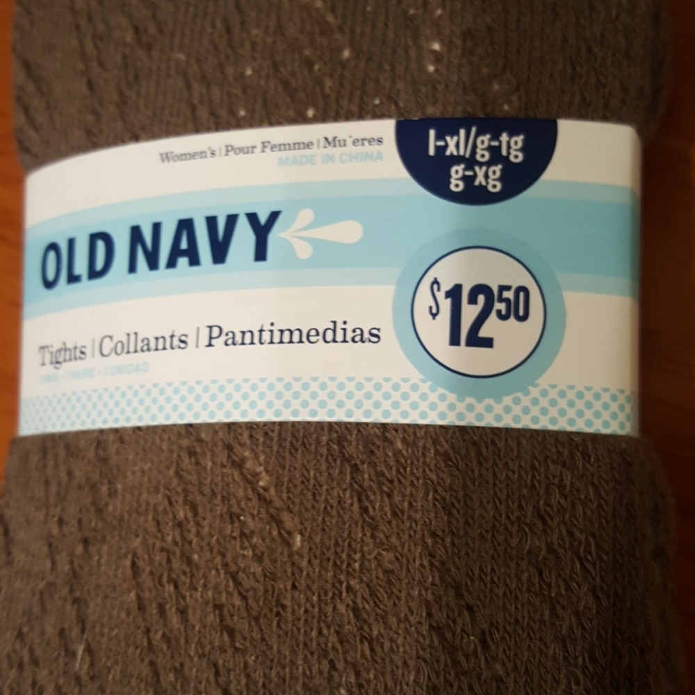 Brown sweater tights