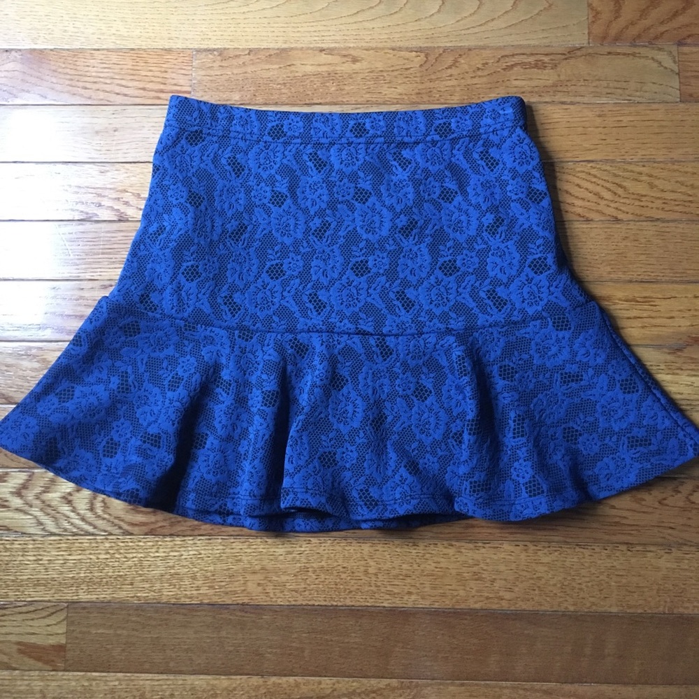 Blue skirt