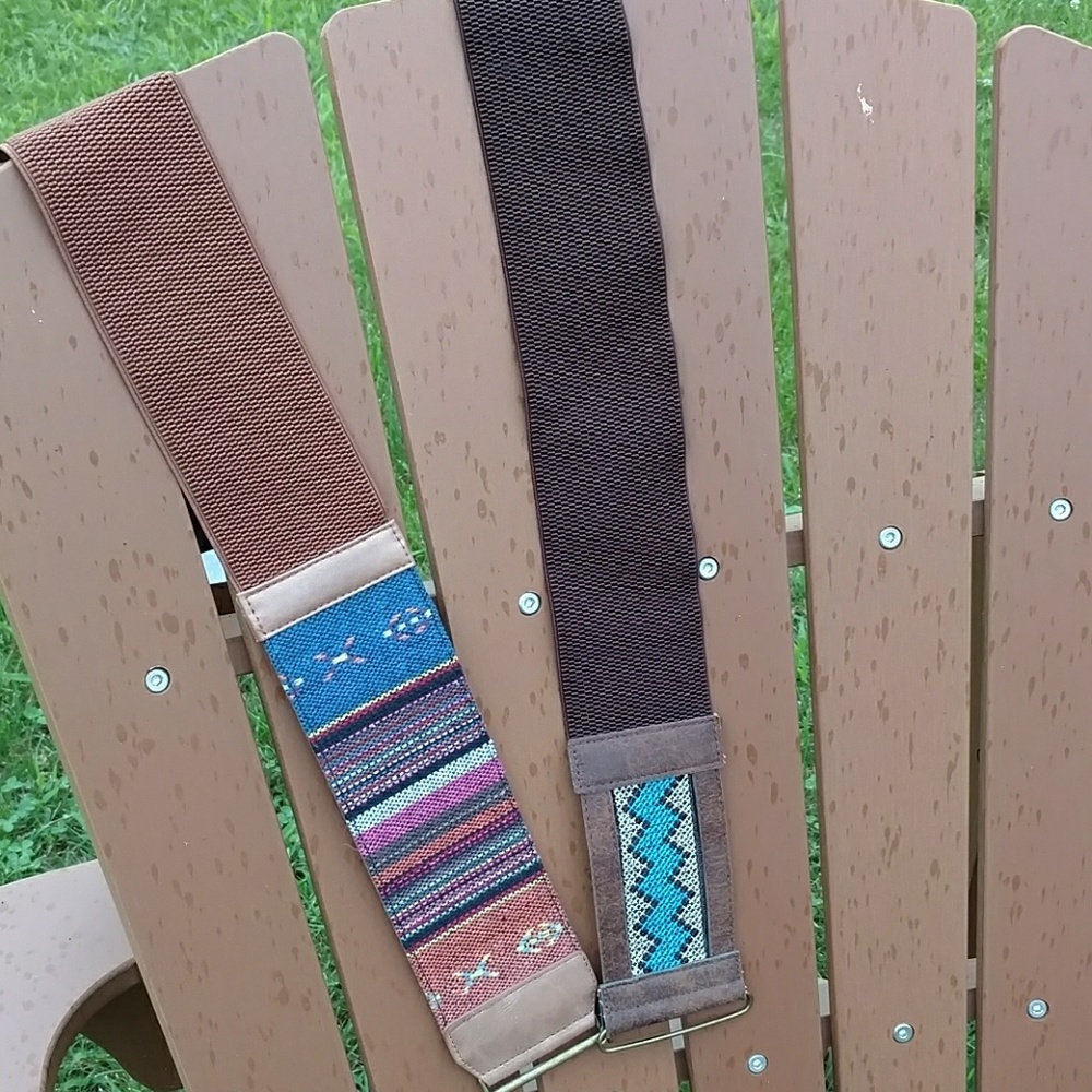 Southwestern style belts 2 for 1