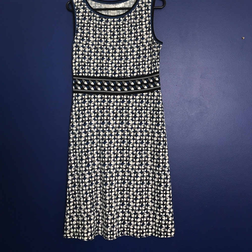Max Studio Patterned Fit and Flare Dress