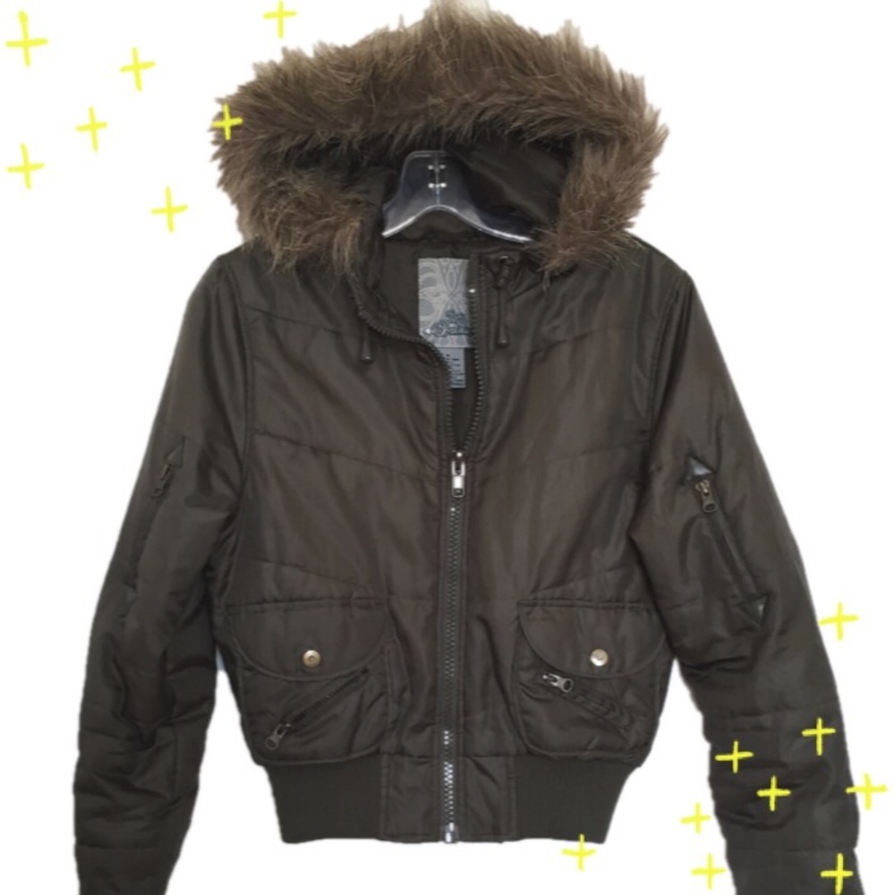BB Dakota Hooded Bomber Jacket