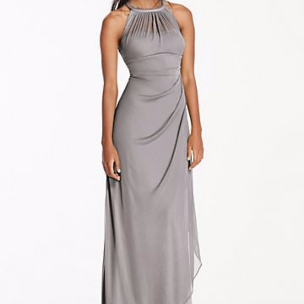 Davids bridal illusion dress