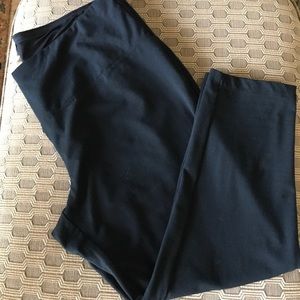Black Stretch Capris Leggings by Chicos Sz 3 XL
