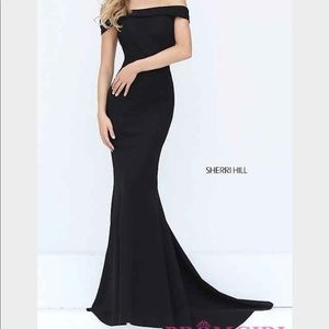 Black Sherri Hill Prom Dress