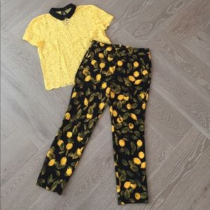 Zara lemon outfit