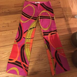 Bold patterned Trina Turk pants