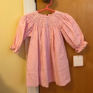 Petite Bebe Girl's Smocked Corduroy Dress