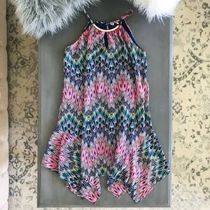 Colorful Summer Print Dress