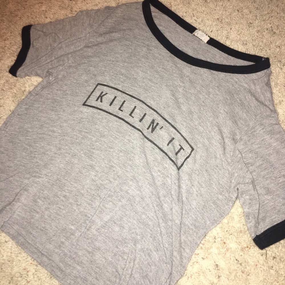 Classic brandy Melville grey shirt
