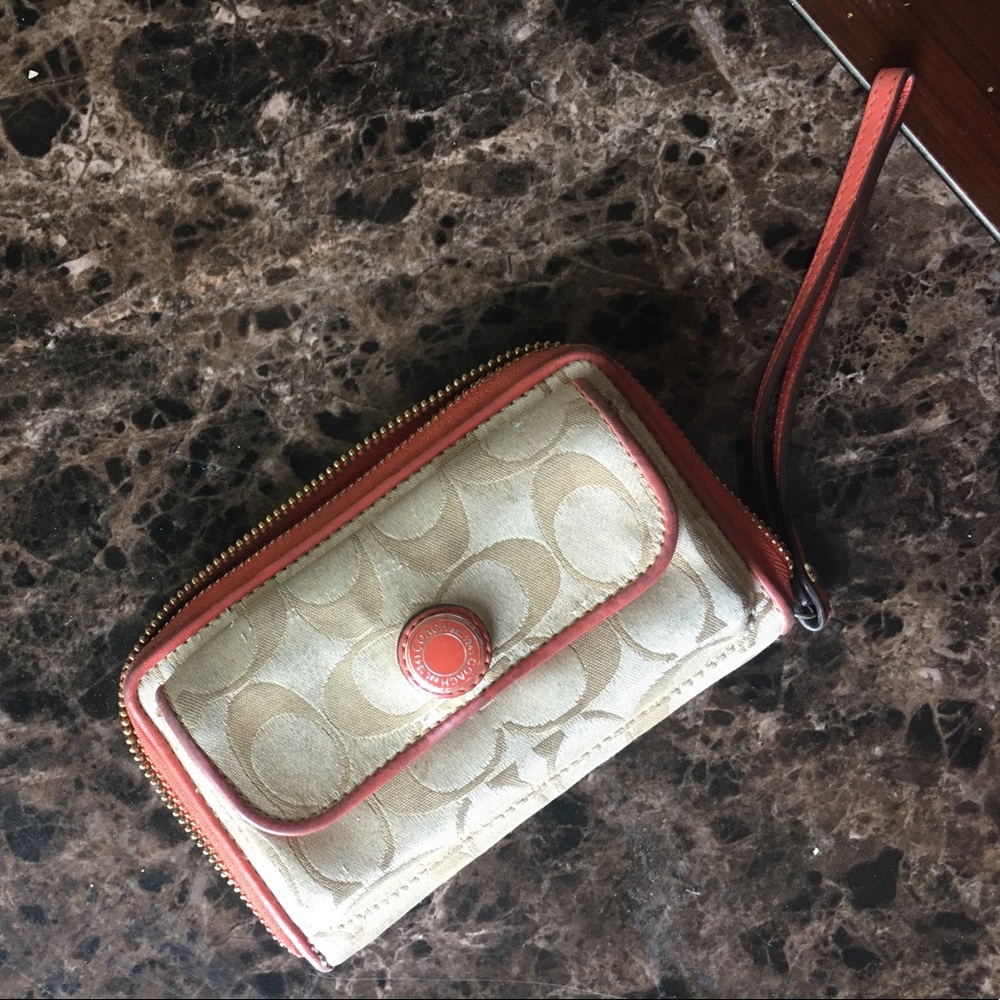 Coach wallet wristlet