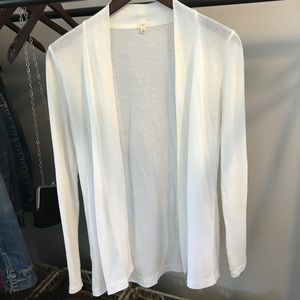 J. Crew - Ivory open shirt