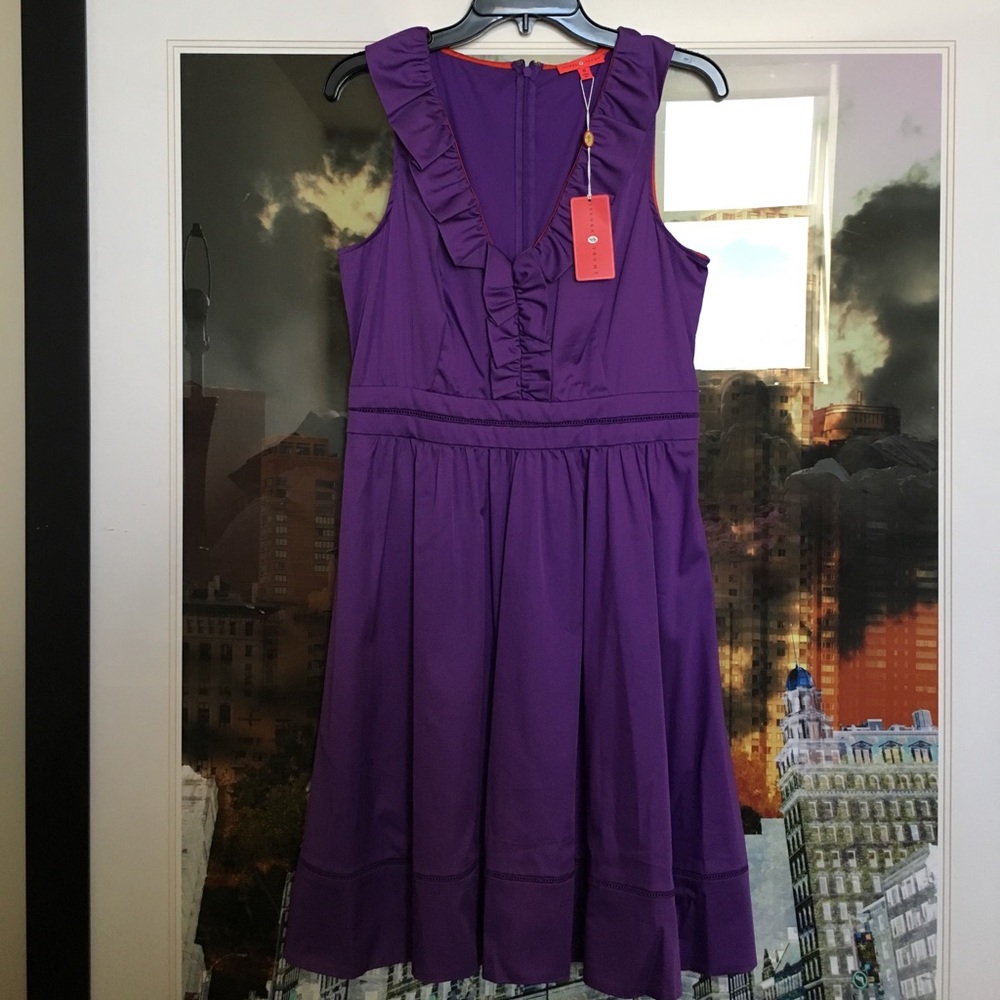 Ivanka Trump Sleeveless Cotton Dress