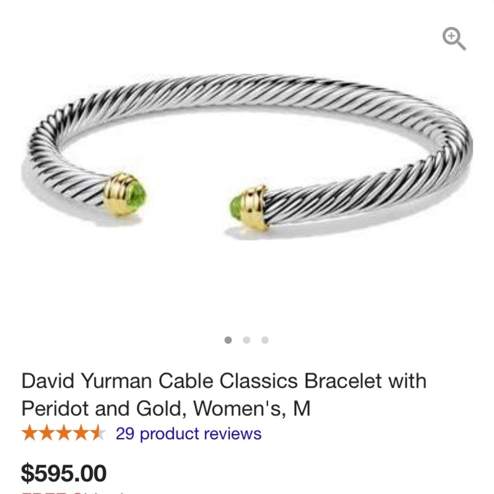 David Yurman Cable Classics Bracelet 14k Gold, 5mm