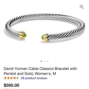 David Yurman Cable Classics Bracelet 14k Gold, 5mm