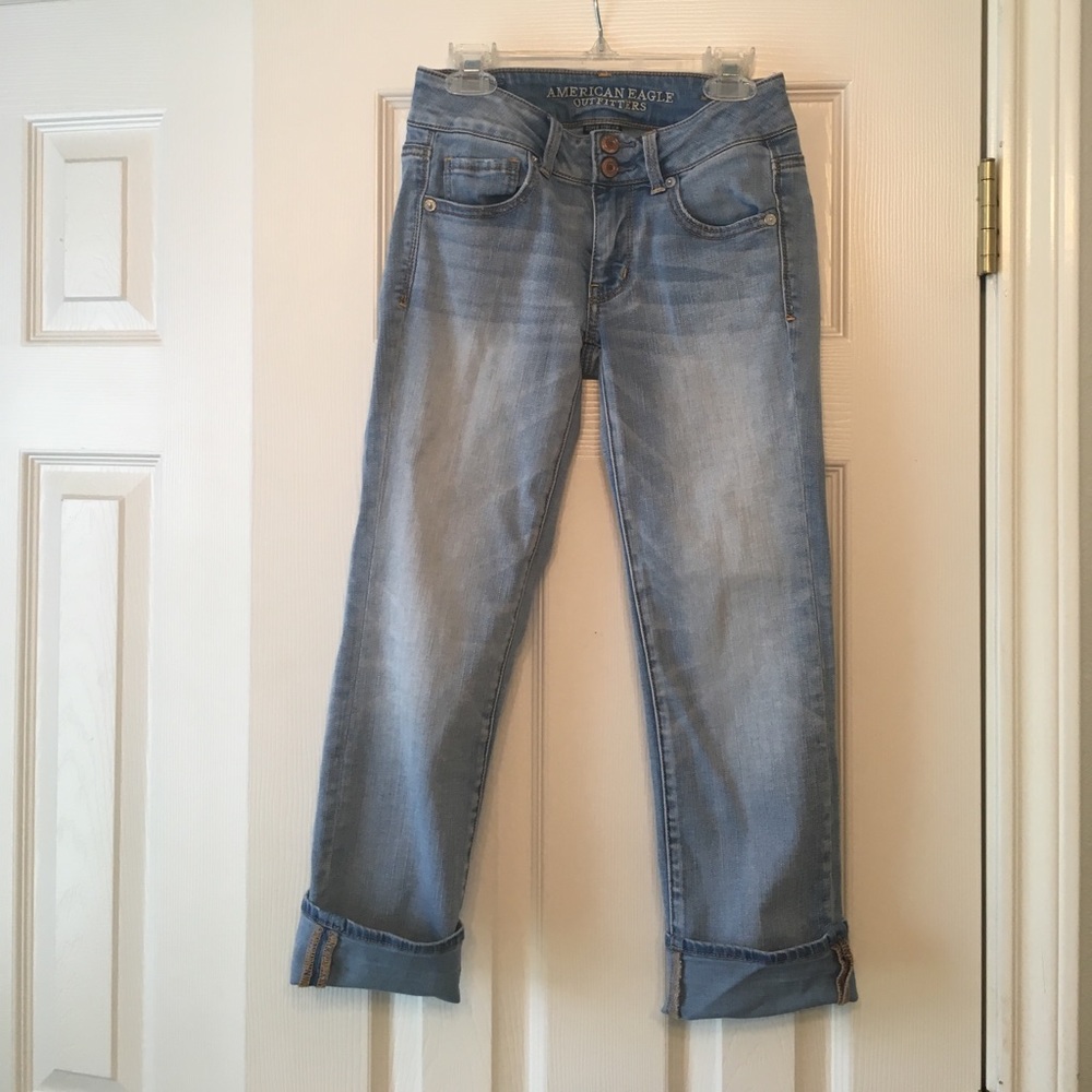 American Eagle Super Stretch Crop jeans