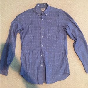 J crew grey casual button down