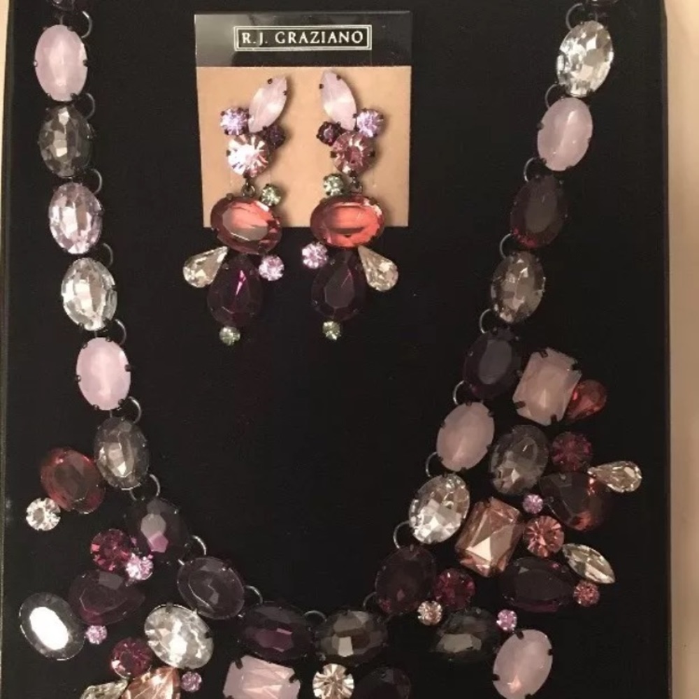 R.J. GRAZIANO NECKLACE AND EARRING SET